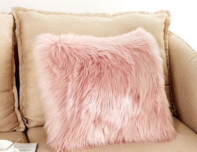 Heather Faux Fur Floor Pillow - Loona Empire