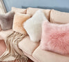 Heather Faux Fur Floor Pillow - Loona Empire