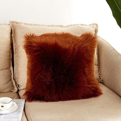 Heather Faux Fur Floor Pillow - Loona Empire