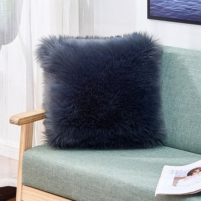 Heather Faux Fur Floor Pillow - Loona Empire