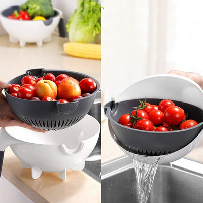 Vegetable Cutter With Drain Basket - Loona Empire